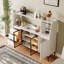 Modern side cabinet can store wine glasses