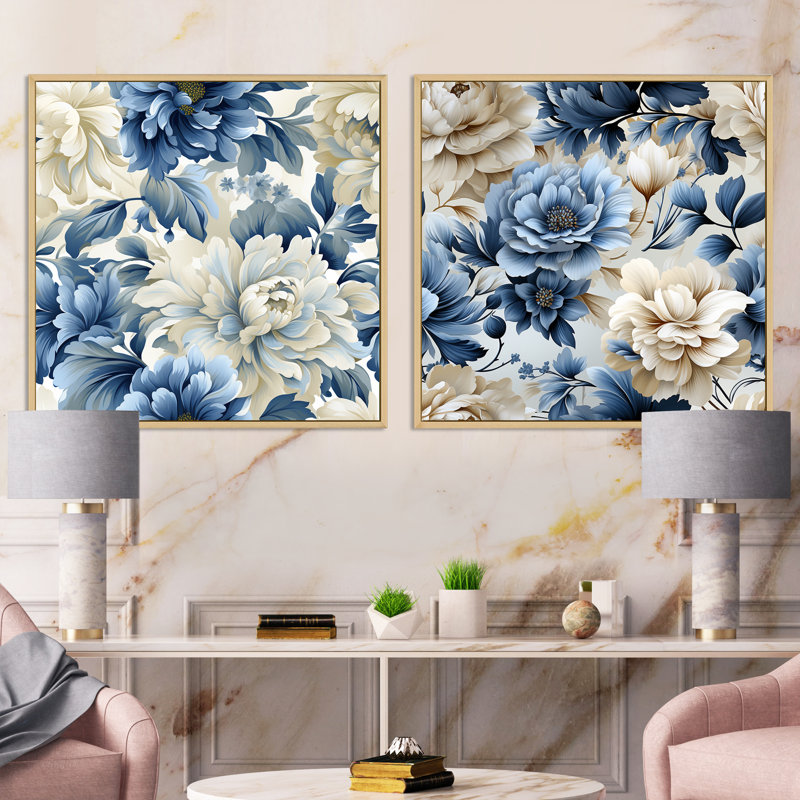 Coastal Tranquility Victorian, Cadre flottant brun, H 30 po x l 61 po