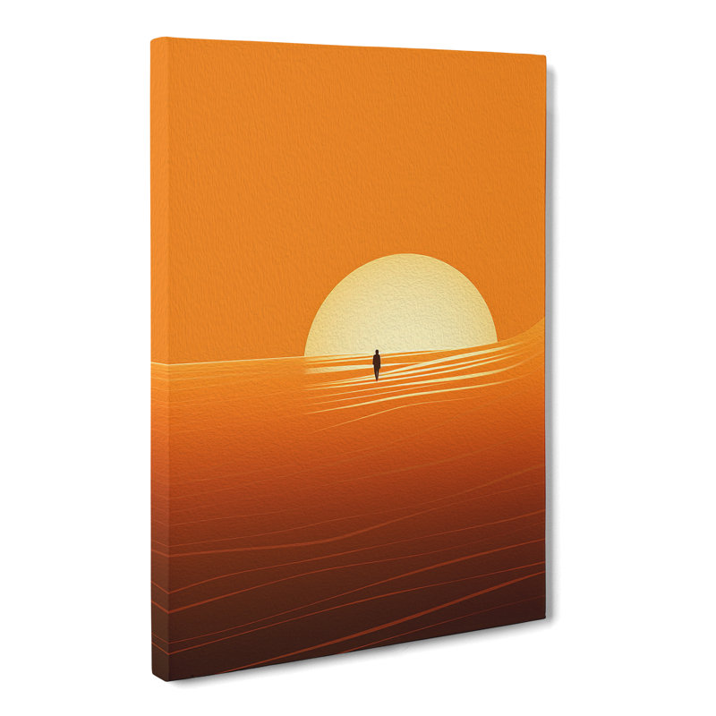 Surfing Minimalism - Wrapped Canvas