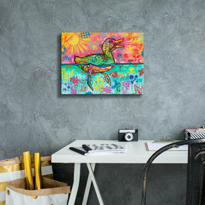 «Quackers» par Dean Russo, art mural sur toile