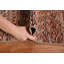 Tapis rayé Gabbeh 3 x 8