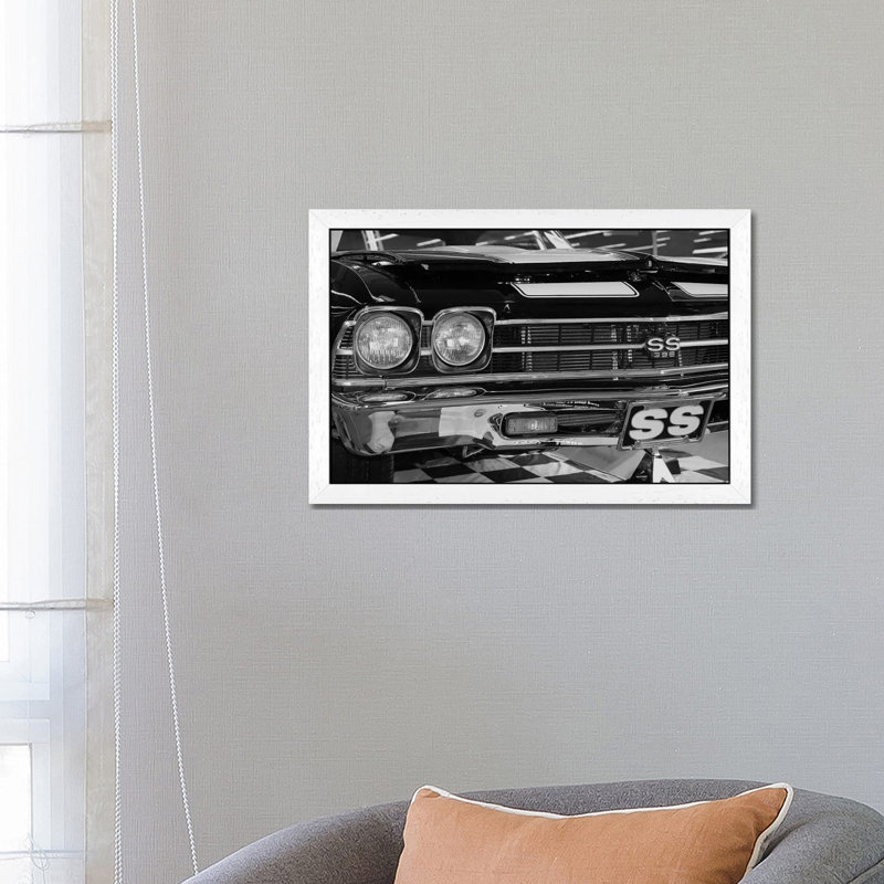 Chevelle - Print on Canvas, 101.6 cm H x 66.04 cm W, White Floater Framed