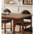 Rectangular French-style retro all-solid-wood dining table-110743678