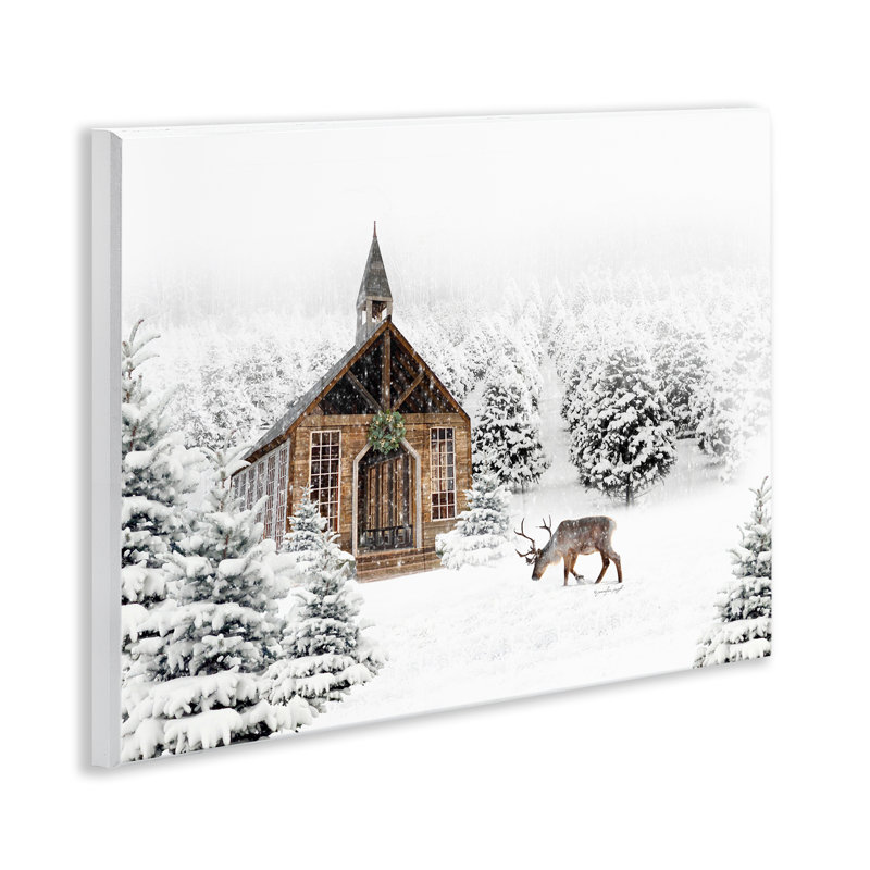 «Winter Whites Chapel», art par Jennifer Pugh