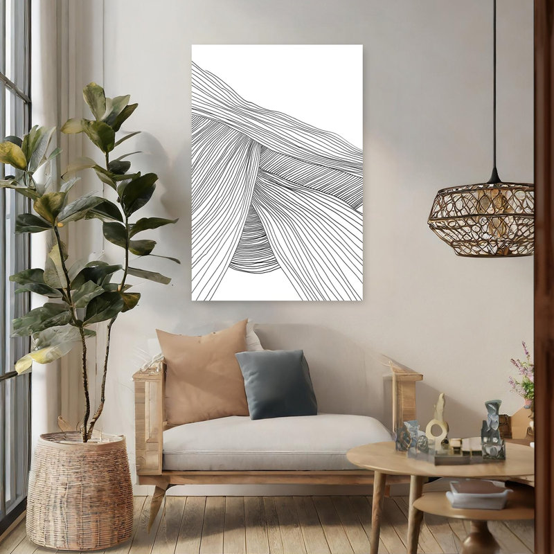 Art contemporain contemporain abstrait, H 48 po x l 32 po