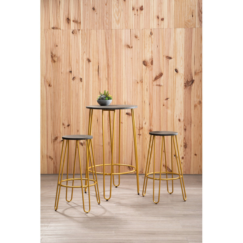 Counter Stool with Metal Frame