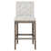 Nova Upholstered Stool with Solid Wood Frame