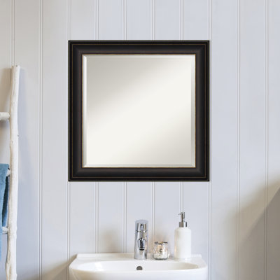 Miroir de salle de bain mural biseauté Reshard Ridge