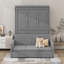 Grand lit escamotable mural avec coussin-2056154105