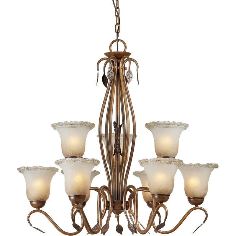 Bourget 9 - Light Tiered Chandelier