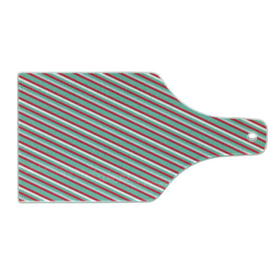 East Urban Home Glass Stripes Cutting Board