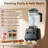 Professional Blender, Smoothies Blenders, PRASKY Max.2400Watts/1000Watts Blender and Grinder Combo 25000RPM Powerful Kitchen 68oz BPA Free 2 Containers Countertop Blenders Ice Crushing, Juice