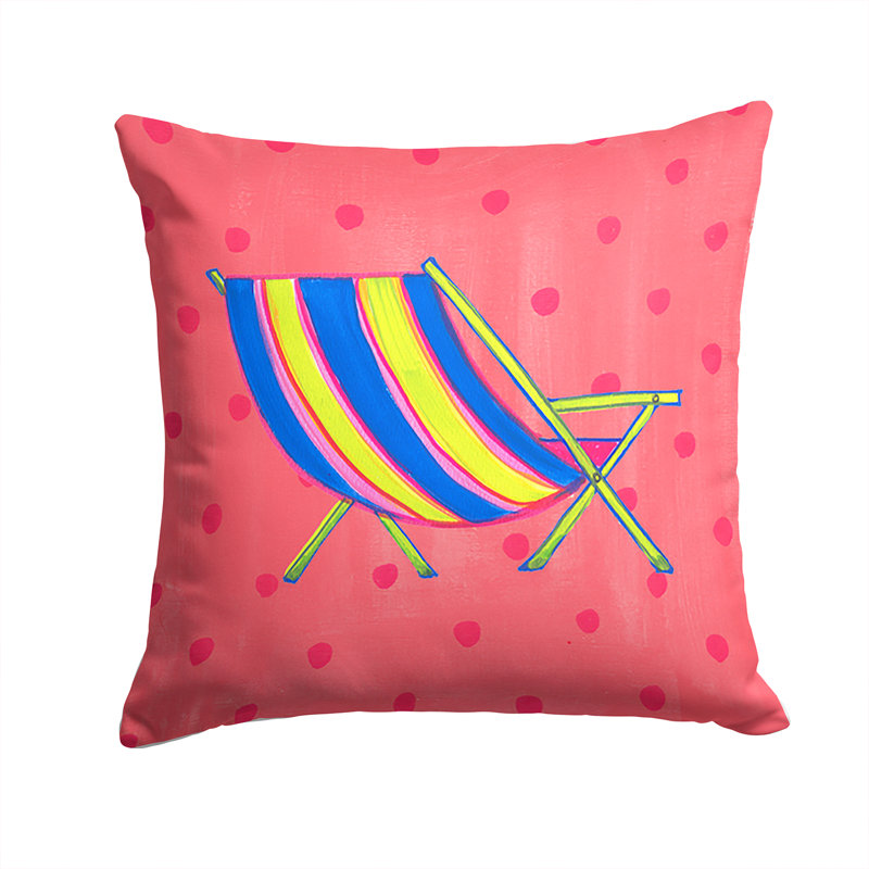 Coussin intérieur extérieur Beach Chair, Rose