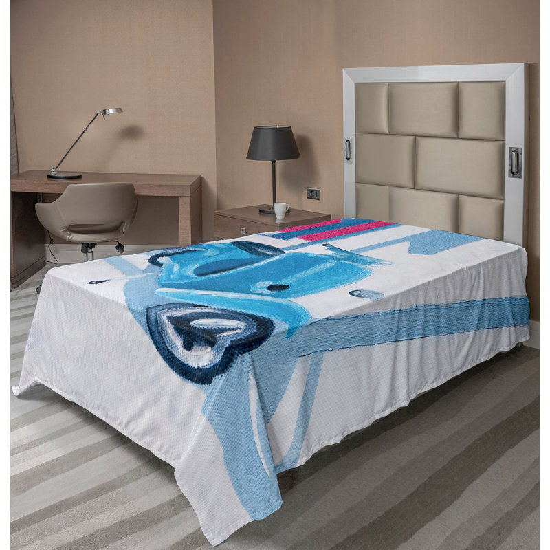 Drap-housse Ambesonne, Drap plat pour lit simple TG