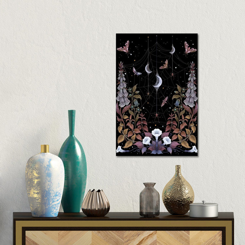 «Witch Garden», reproduction d'art sur toile encadrée, Toile tendue, Ne s’applique pas, H 18 po x l 12 po