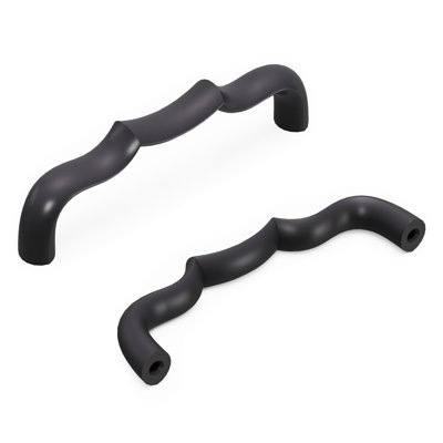 Trellis Collection Handle Pull - 3-3/4" Center to Center Cabinet Pull Matte Black - Traditional Hardware for Drawers & Cabinets