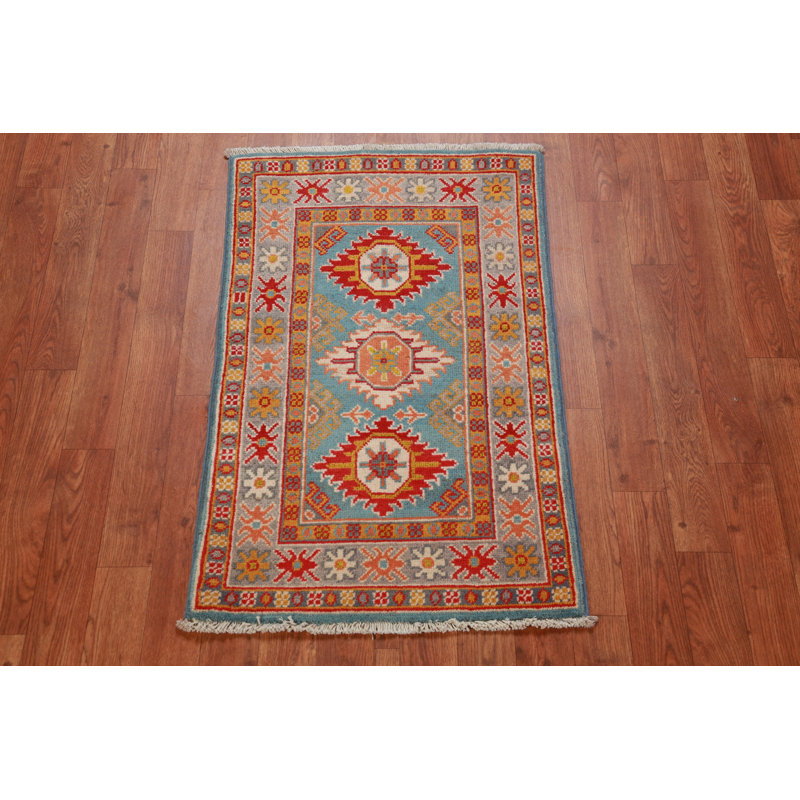 Tapis décoratif géométrique Kazak