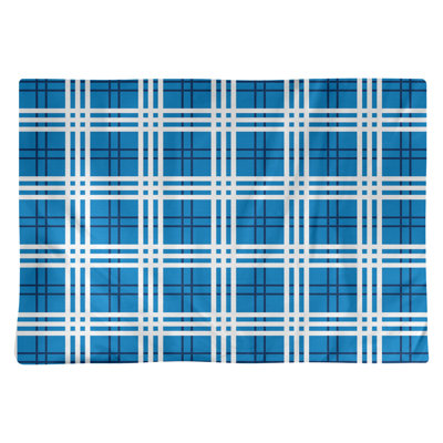 Polyester Plaid Rectangle Placemat