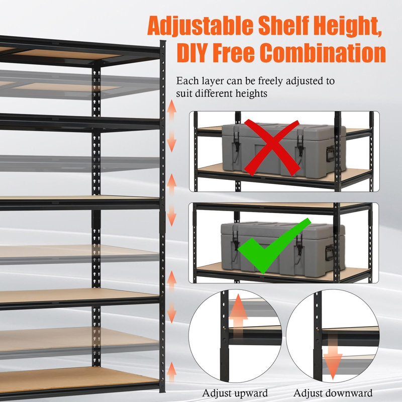 90cm W Metal Shelving Unit
