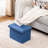 Foldable Storage Ottoman With Reversible Tray Lid-1638980664