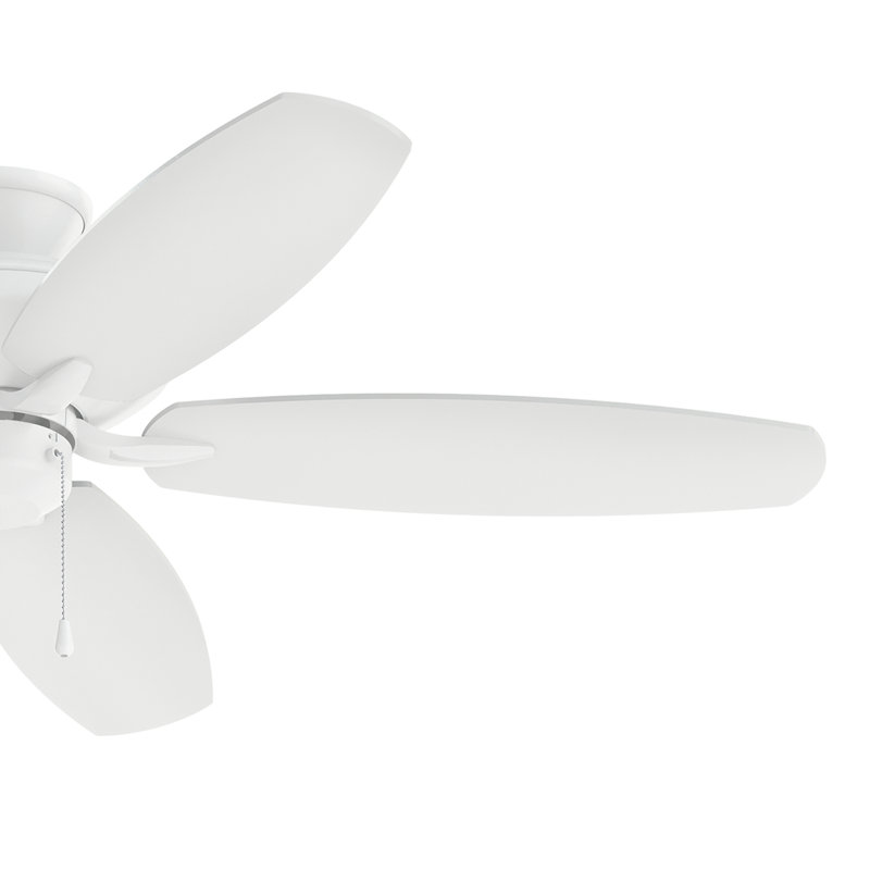 52'' Ceiling Fan, Matte White
