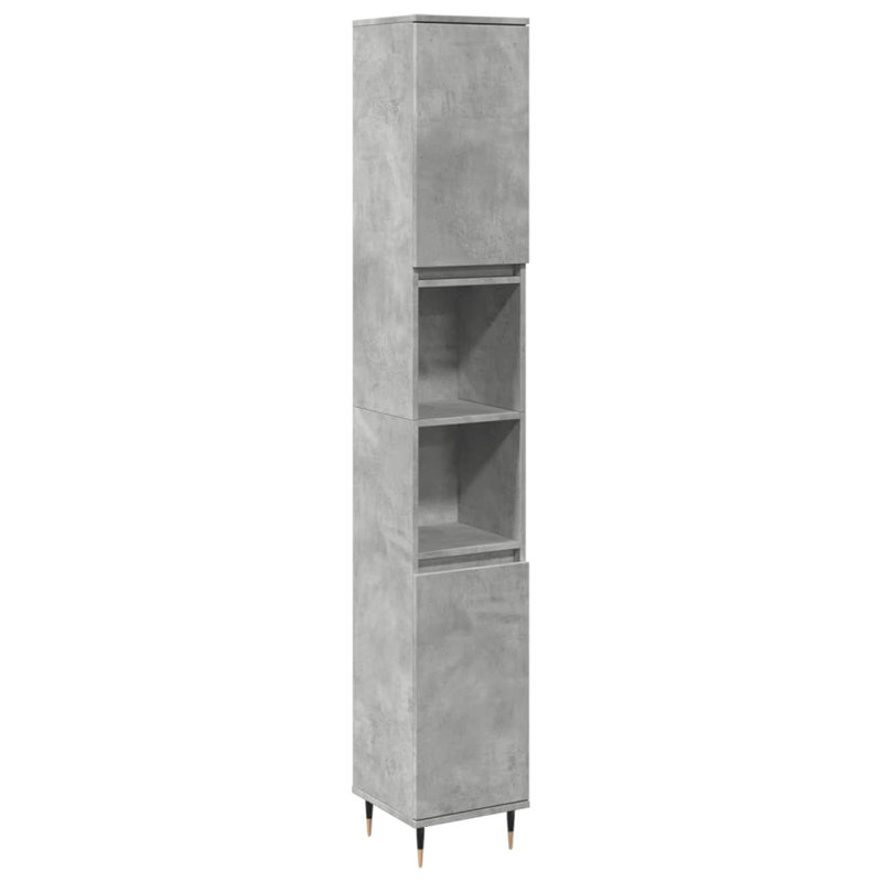 Freestanding Bathroom Cabinet, Concrete Grey