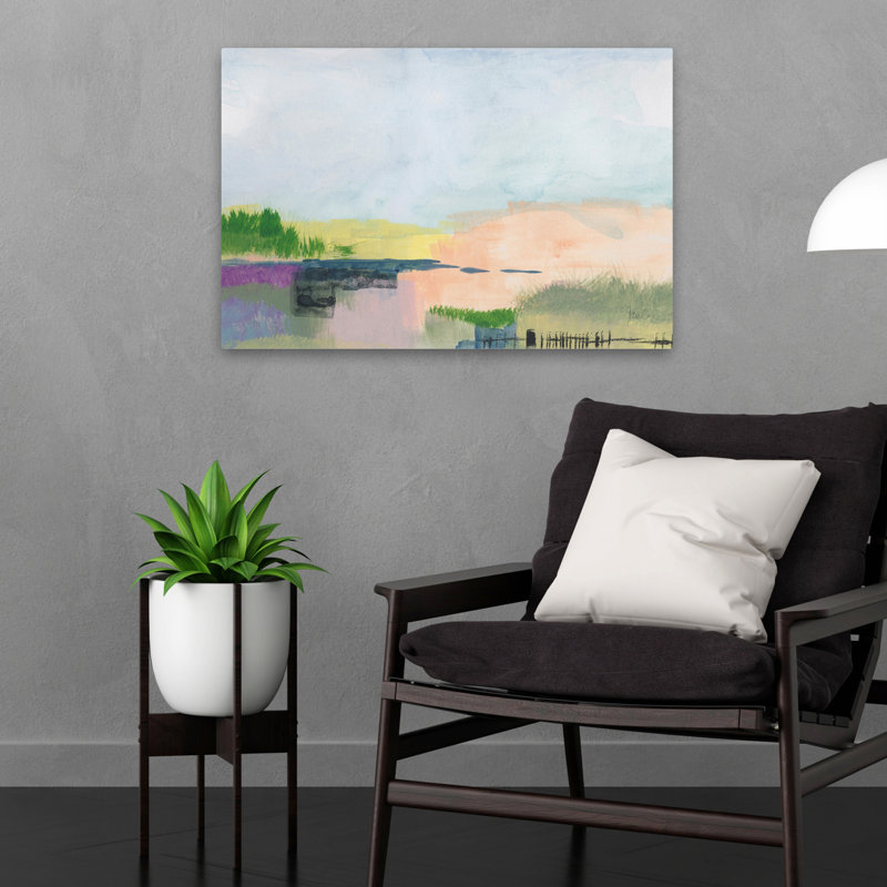 In The Desert Quiet 2 - Art contemporain de paysages, H 24 po x l 16 po
