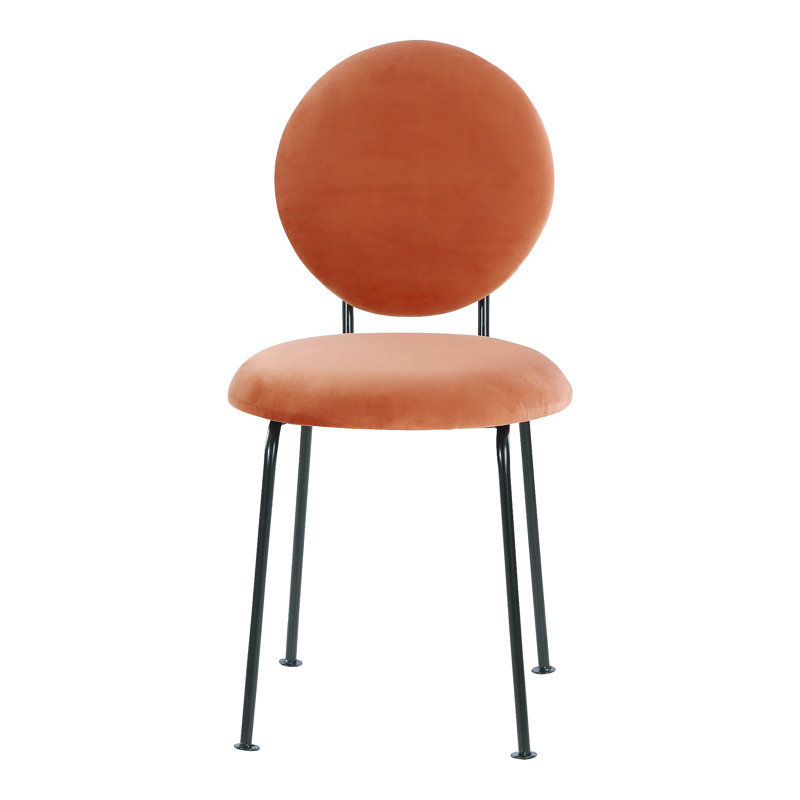 Medallion 52cm H Upholstered Side Chair, Peach