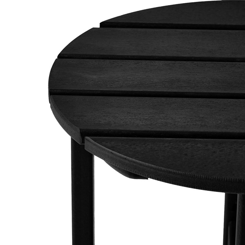 Table d'appoint d'extérieur Geoff Adirondack, Noir