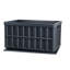 Bacs de rangement pliables avec couvercles, ensemble de 3, 65 L, caisses utilitaires empilables en plastique pliables avec poignées, grands contenants robustes pour vêtements, jouets, livres, collations, chaussures et courses.