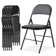 Marky Vinyl Padded Stackable Folding Chair Set for Office, Conference Room