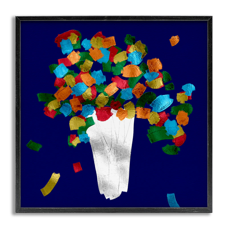 Art abstrait giclée encadrée par Bellasai Art, Estampe numérique Farmhouse, H 12 po x l 12 po