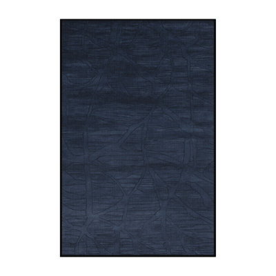 Machine Washable Abstract Grey Area Rug