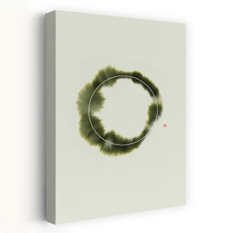 Contemporary Art Abstract Geometric Peaceful Wall Art - Wrapped Canvas Print, 91.44 cm H x 60.96 cm W