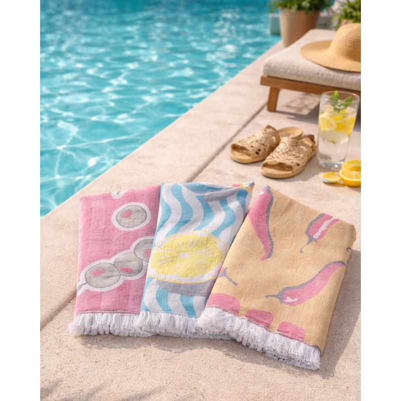 Mediterranean Mini Towel Set (Set of 3)