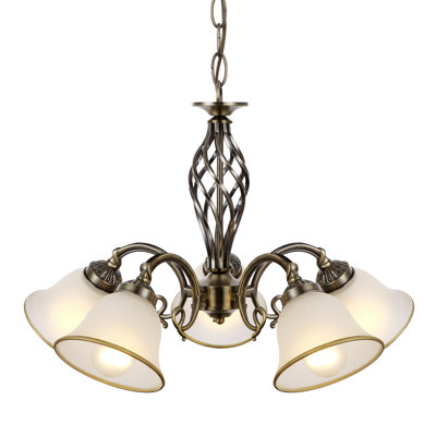 5 - Light Candle Style Chandelier