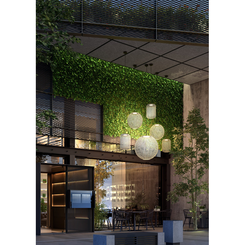 Nans 1 - Light LED Pendant, Brown
