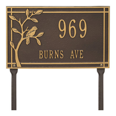 Plaque d'adresse sur 2 lignes personnalisable Woodridge