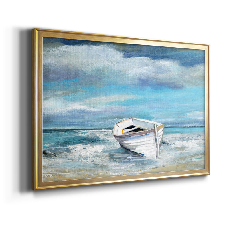 Classic Coast - reproduction d'un seul cadre photo sur toile, Or, H 30,5 po x l 42,5 po x P 1 po