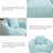 Giant Bean Bag Chair, Oversized Bean Bag Couch For Adults And Kids, Stuffed Big Accent Sofa Lounge Floor Sofa For Gaming,Reading Living Room Bedroom-553123938