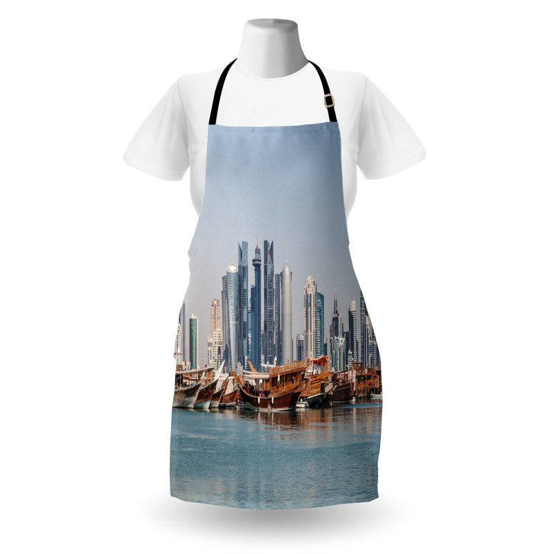 No Pattern Bib Apron