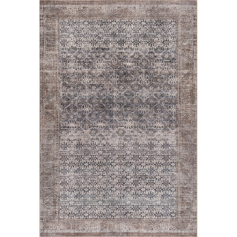 Alveris Vintage & Distressed Washable Rug, Rectangle 10' x 12'