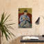 Portrait Of The Artists Wife, 1877 Abstract Contemporary Wall Art Print by Paul Cezanne - Wrapped Canvas Print-1297868547