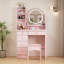 Ensemble coiffeuse et miroir Hermanson-2061517566