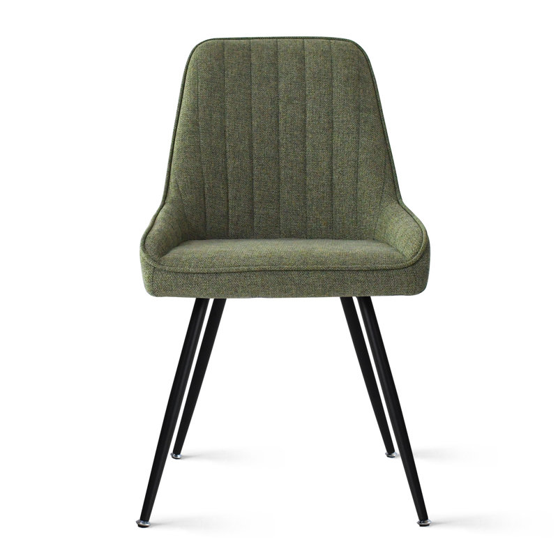 Jozwiak 19.5" W Dining Chair (Set of 2), Olive Green