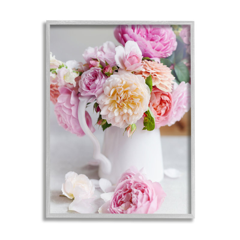 Blush Spring Bouquet Spring, H 14 po x l 11 po x P 1,5 po, Estampe numérique Farmhouse
