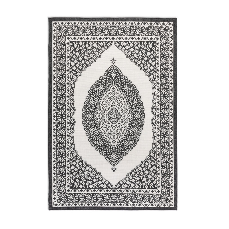 Dynamic Ornamental Indoor / Outdoor Area Rug, Rectangle 160 x 230cm