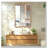 24"X36" Wavy Rectangle Solid Wood Frame Decorative Mirror-369404557