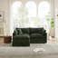 Two-Seater L-Shaped Sectional Sofa With Ottoman For Small Spaces And Ultimate Comfort