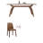 Modern Rectangular Rock Slab Dining Table Sets-107557756